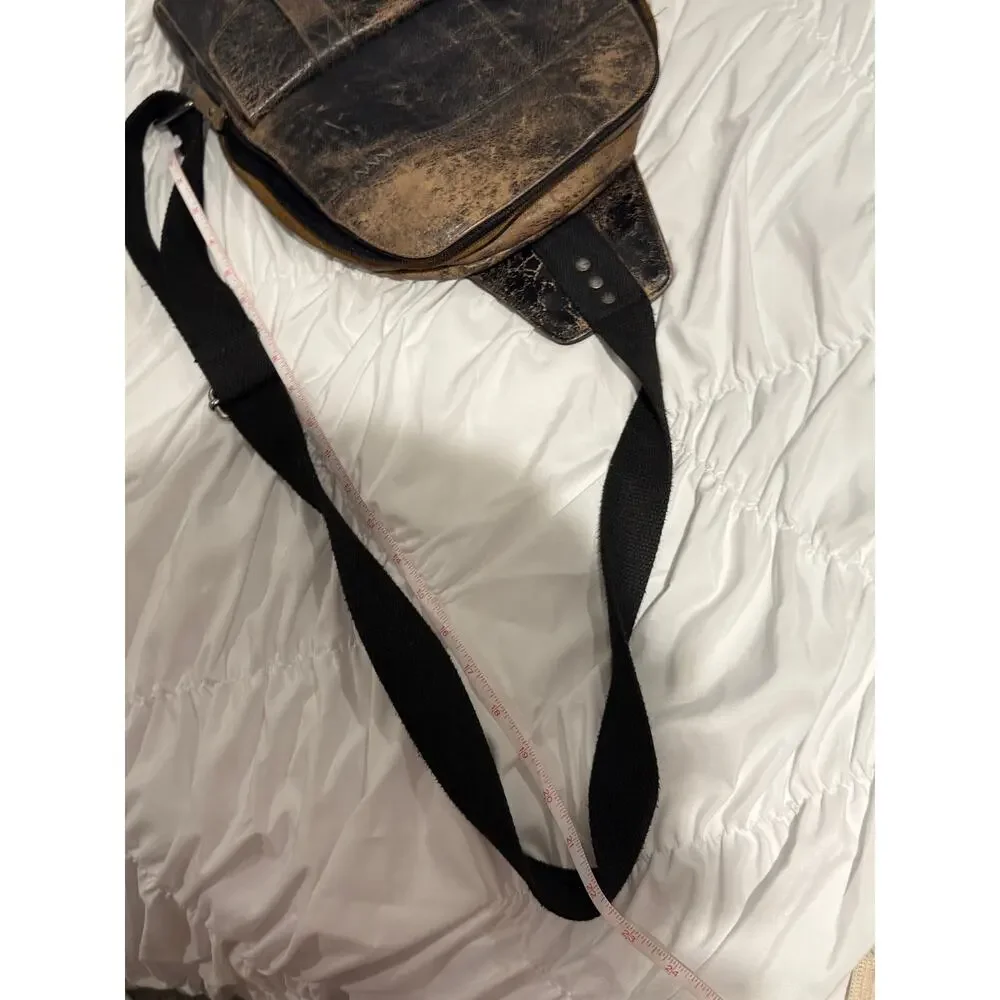 Bed Stu Boss Weathered Sling Crossbody Messenger Bag